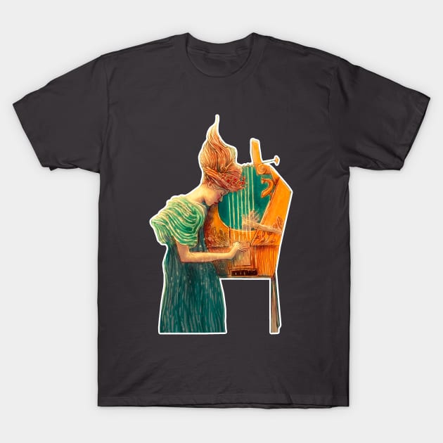 Musician playing music T-Shirt by Mard_Illus